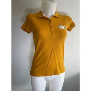 Lacoste L!VE Mustard Yellow Polo Shirt